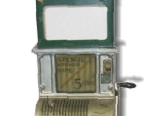 Pencil Vending Machine