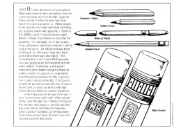 Lesson Plan Uses of Pencils
