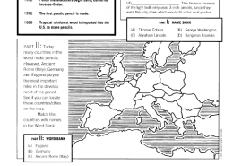 Lesson Plan History of Pencils