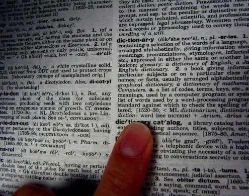 Weird words