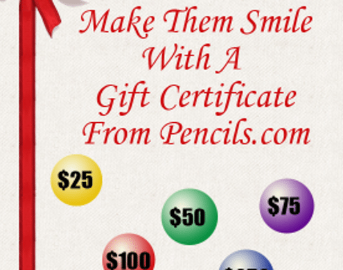 Pencils.com Gift Certificates