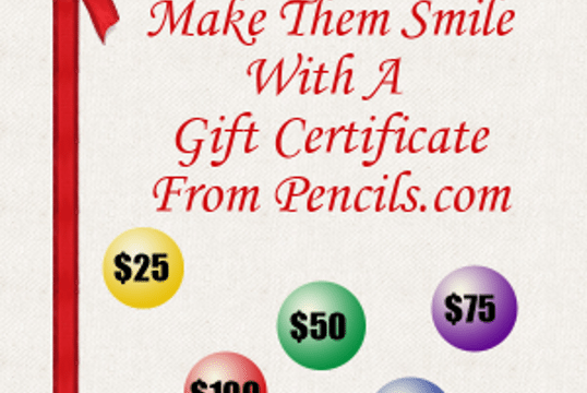 Pencils.com Gift Certificates
