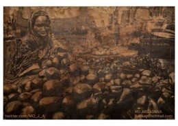 Pencil Artist Mohammed Abbagana