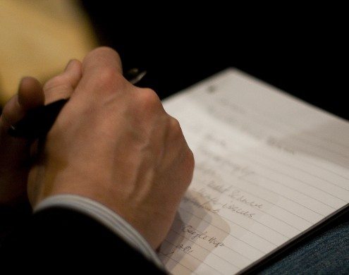 Taking Notes by Hand