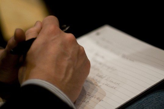 Taking Notes by Hand