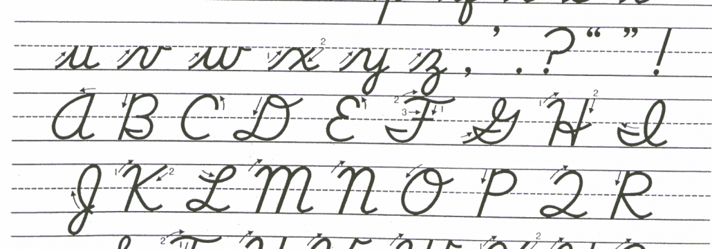 Cursive Handwriting
