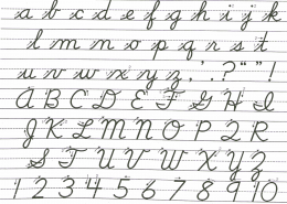 Cursive Handwriting
