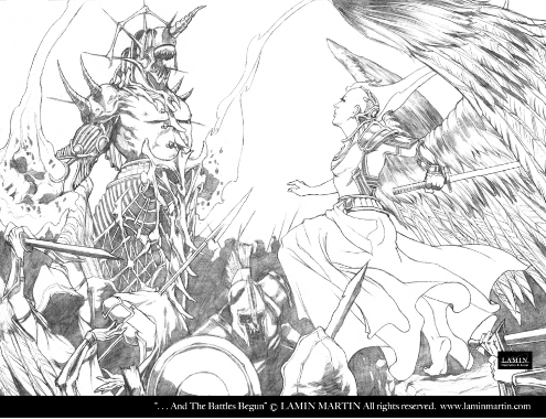 Pencil Artist Lamin Martin