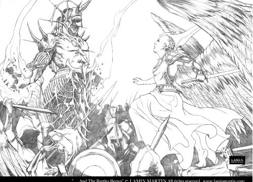 Pencil Artist Lamin Martin