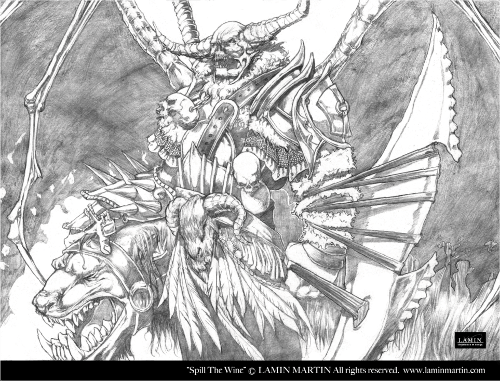 Pencil Artist Lamin Martin