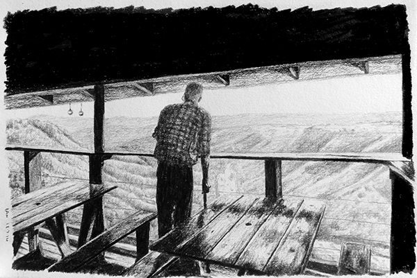 Drawings by Ian Hedley