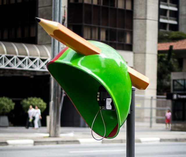Pencil-Inspired Street Art