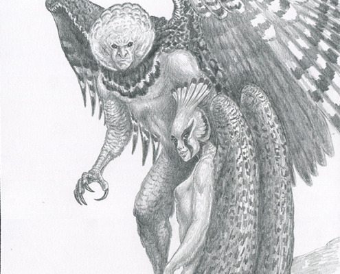 Drawings by Brad Tabar