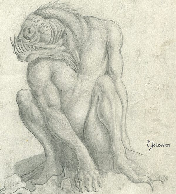Drawings by Brad Tabar