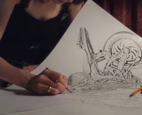 Pencil Artist Oleshnikova Anastasia